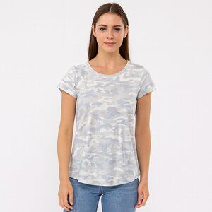 Gap Grey White Camo Favorite T Size XL T-Shirt Short Sleeve